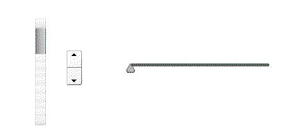 scroll bar and slider controls